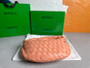 Bottega Veneta Mini Jodie top handle bag 651876 Lamb skin Light Pink