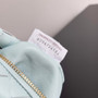 Bottega Veneta Mini Jodie top handle bag 651876 Lambskin Light Blue