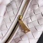 Bottega Veneta Mini Jodie top handle bag 651876 Lambskin Light Pink