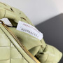 Bottega Veneta Mini Jodie top handle bag 651876 Lambskin Light Green