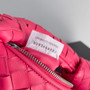 Bottega Veneta Mini Jodie top handle bag 651876 Lambskin Plum