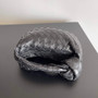 Bottega Veneta Mini Jodie top handle bag 651876 Lamb skin Black