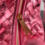 Bottega Veneta 651876 Mini Jodie top handle bag Lambskin Pink