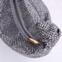Copy of Bottega Veneta Mini Jodie bag 731400 strass-embellished mesh Dark Gray