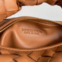 Bottega Veneta Mini Jodie top handle bag 709562 Calfskin Tan