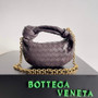 Bottega Veneta Mini Jodie top handle bag 709562 Calfskin Dark Purple