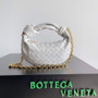 Bottega Veneta Mini Jodie top handle bag 709562 Calfskin White