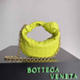 Bottega Veneta Mini Jodie top handle bag 709562 Calfskin Yellow