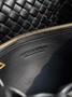 Bottega Veneta Small Cobble Shoulder Bag 709418 Lambskin Black