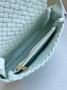 Bottega Veneta Small Cobble Shoulder Bag 709418 Lambskin Light Blue