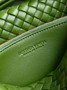 Bottega Veneta Small Cobble Shoulder Bag 709418 Lambskin Green