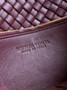 Bottega Veneta Small Cobble Shoulder Bag 709418 Lambskin Wine Red