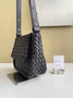 Bottega Veneta Mini Cobble Shoulder Bag 762711 Lambskin Black