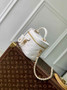 Louis Vuitton Vanity PM M25219 Beige Puffy lambskin