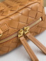 Bottega Veneta Small Getaway 776736 Calfskin Tan