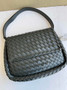 Bottega Veneta Large Cobble Messenger 755769 Calfskin Green