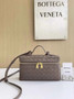 Bottega Veneta Bang Bang Vanity Case 789109 Calfskin Khaki
