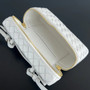 Bottega Veneta Bang Bang Vanity Case 789109 Calfskin white
