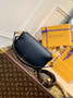 Louis Vuitton Swing Shoulder Bag M20393 Black Leather