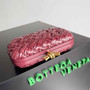 Bottega Veneta Knot Bag 717622 Calfskin Cherry