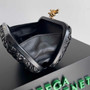 Bottega Veneta Knot Bag 717622 Calfskin Black