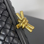 Bottega Veneta Knot Black Calfskin 717622