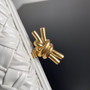 Bottega Veneta Knot Bag 717622 Calfskin White