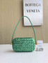 Bottega Veneta Knot With Chain 717623 Calfskin Green