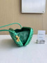 Bottega Veneta Knot With Chain 717623 Calfskin Green