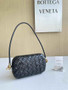 Bottega Veneta Knot With Chain 717623 Black Calfskin
