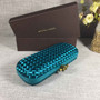 Bottega Veneta Stretch Box Knot 754783 Green Blue