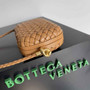 Bottega Veneta Knot With Chain 717623 Brown Lambskin