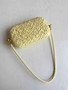Bottega Veneta Knot With Chain 717623 Yellow Calfskin