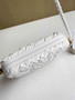 Bottega Veneta Knot With Chain 717623 White Calfskin