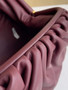 Bottega Veneta Pouch 576227 Calfskin In Wine Red