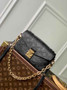 Louis Vuitton Pochette Métis East West M46595 Black Empreinte Leather