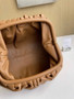 Bottega Veneta Pouch 576227 Calfskin In Camel