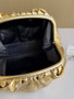 Bottega Veneta Pouch 576227 Calfskin In Gold