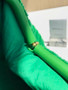 Bottega Veneta clutch 576227 Nylon Grass Green