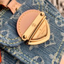 Louis Vuitton Nano Speedy Bag M82950 Denim Blue
