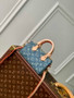 Louis Vuitton Nano Speedy Bag M82950 Denim Blue
