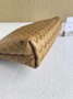 Bottega Veneta Medium Intrecciato Zipped Pouch 651852 Calfskin Tan