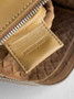 Bottega Veneta Medium Intrecciato Zipped Pouch 651852 Calfskin Tan