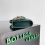 Bottega Veneta Long Clutch Andiamo With Handle 741511 Calfskin Green