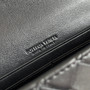 Bottega Veneta Long Clutch Andiamo With Handle 741511 Calfskin Black
