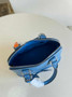 Louis Vuitton Braided Alma BB Bag M59217 Epi Leather Blue