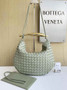 Bottega Veneta Medium Sardine 754988 Lambskin Light Green