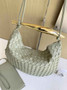 Bottega Veneta Medium Sardine 754988 Lambskin Light Green