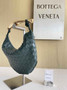 Bottega Veneta Sardine 716082 Lambskin Dark Green