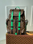 Louis Vuitton M46247 Christopher Backpack PM Monogram Canvas Green - 32 x 39 x 12 cm / Green - View 1
